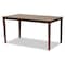 Baxton Studio Nicolette Modern and Contemporary Walnut Brown Finished Wood 7-Piece Dining Set 179-11388-10520-Zoro - alternate 9